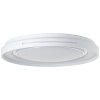 Brilliant Barty Plafoniera LED Cromo, Bianco, 1-Luce, Telecomando