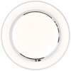 Brilliant Barty Plafoniera LED Cromo, Bianco, 1-Luce, Telecomando