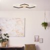 Brilliant Dennet Plafoniera LED Marrone, Nero, 1-Luce