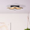 Brilliant Woodbridge Plafoniera LED Marrone, Nero, 1-Luce