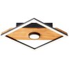 Brilliant Woodbridge Plafoniera LED Marrone, Nero, 1-Luce