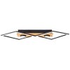 Brilliant Woodbridge Plafoniera LED Marrone, Nero, 1-Luce