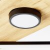 Brilliant Woodbridge Plafoniera LED Marrone, Nero, 1-Luce