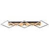 Brilliant Woodbridge Plafoniera LED Marrone, Nero, 1-Luce