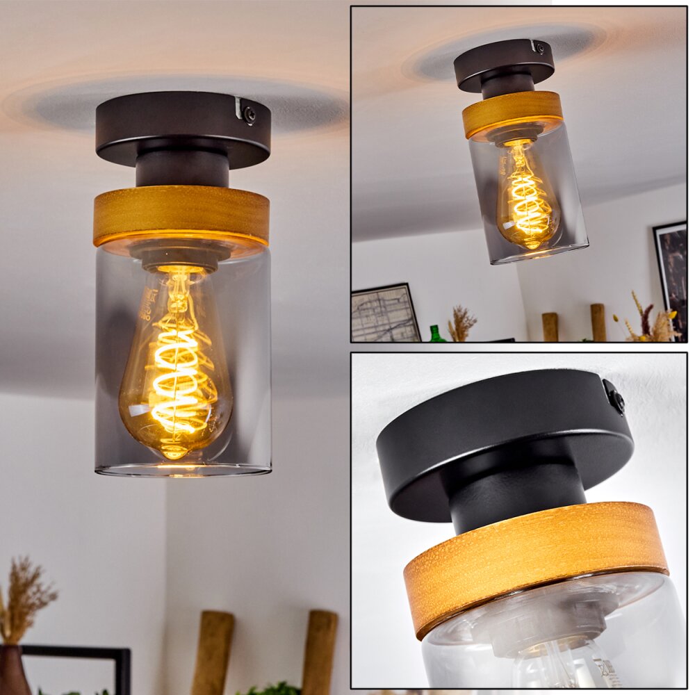 Amignon Plafoniera Nero, 1-Luce main product photo