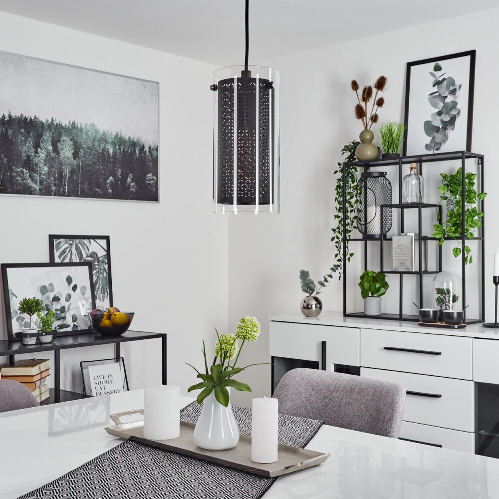 Rasperden Lampadario a sospensione Nero, 1-Luce