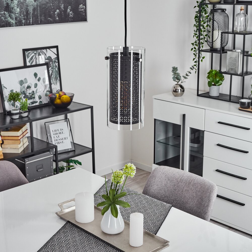 Rasperden Lampadario a sospensione Nero, 1-Luce