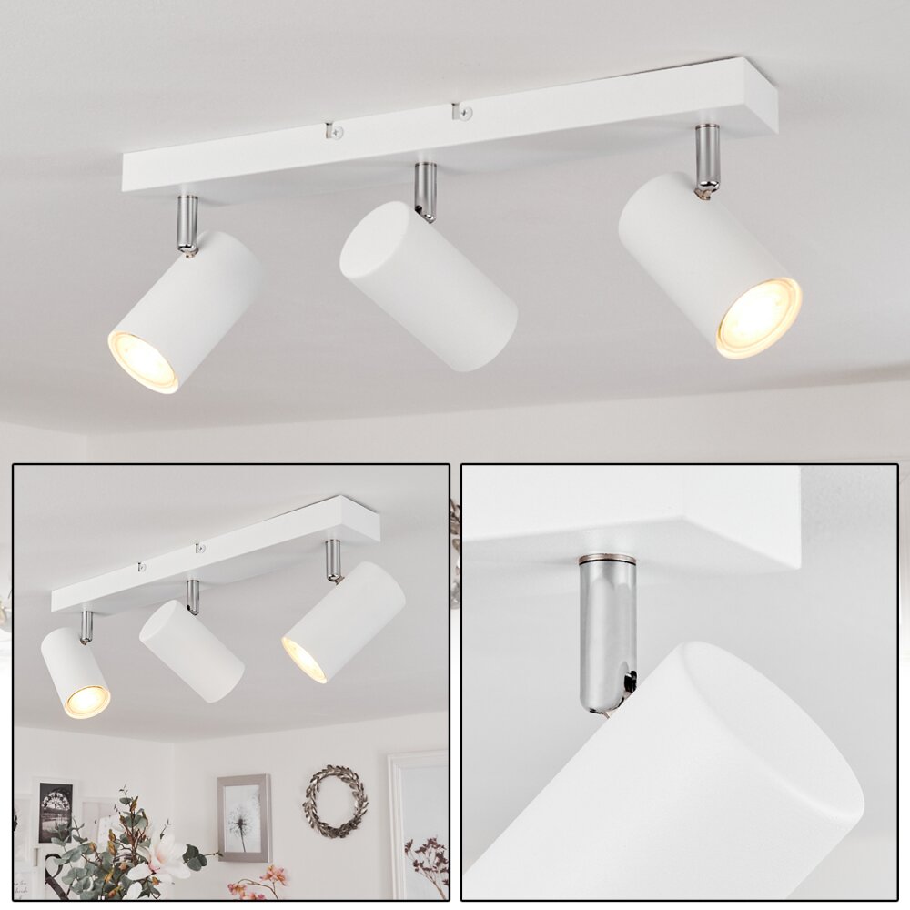 Javel Plafoniera Cromo, Bianco, 3-Luci main product photo