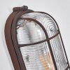 Chaquire Applique Marrone, Ruggine, 1-Luce