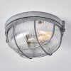 Chaquire Plafoniera Grigio, 1-Luce