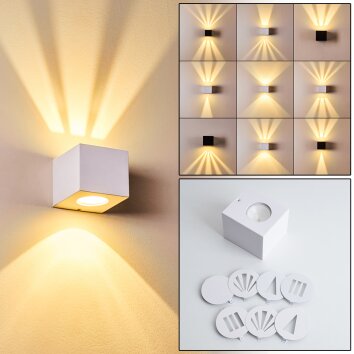 Jonava Applique da esterno LED Bianco, 2-Luci