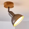 Plafoniera Tholen Marrone, 1-Luce