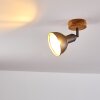 Plafoniera Tholen Marrone, 1-Luce