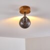 Plafoniera Tholen Marrone, 1-Luce