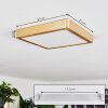 Finsrud Plafoniera LED Oro, 1-Luce