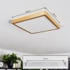 Finsrud Plafoniera LED Oro, 1-Luce