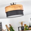 Vrolle Plafoniera Legno chiaro, Nichel opaco, 2-Luci