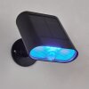 Usmagama lampade da parete solare LED Nero, 1-Luce, Sensori di movimento
