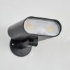 Usmagama lampade da parete solare LED Nero, 1-Luce, Sensori di movimento