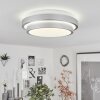 Subles Plafoniera LED Argento, 1-Luce, Sensori di movimento