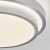 Subles Plafoniera LED Argento, 1-Luce, Sensori di movimento