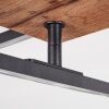 Avelal Plafoniera LED Legno chiaro, Aspetto del legno, Nero, 1-Luce