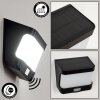 Colchagua lampade da parete solare LED Nero, Bianco, 1-Luce, Sensori di movimento