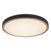 Globo SAMMI Plafoniera LED Ottone, Nero, Bianco, 1-Luce