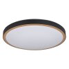 Globo SAMMI Plafoniera LED Ottone, Nero, Bianco, 1-Luce