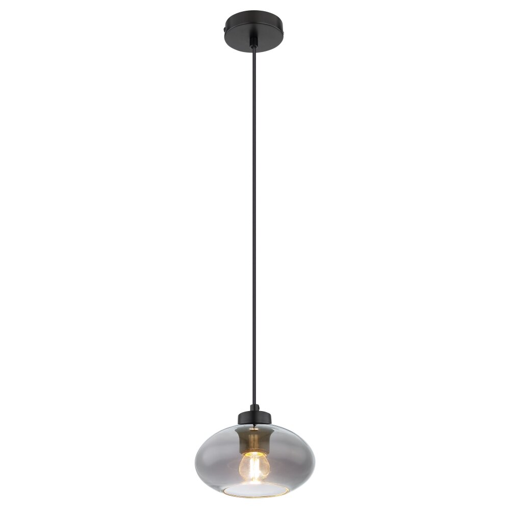 Globo SHAUN Lampadario a sospensione Nero, 1-Luce main product photo