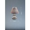 FHL easy Bella Lampada da tavolo Grigio, 1-Luce