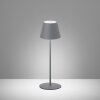 FHL easy Cosenza Lampada da tavolo LED Grigio, 1-Luce, Cambia colore