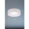 FHL easy Linus Plafoniera LED Grigio, 1-Luce