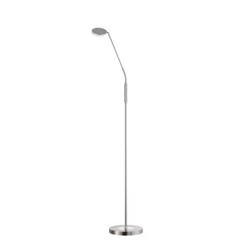 FHL easy Luna Lampada da terra LED Nichel opaco, 1-Luce