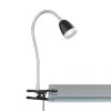 FHL easy Nox Lampada con pinza LED Nero, 1-Luce