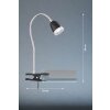 FHL easy Nox Lampada con pinza LED Nero, 1-Luce