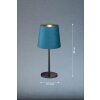 FHL easy Palina Lampada da tavolo Nero, 1-Luce