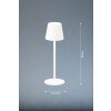 FHL easy Tropea Lampada da tavolo LED Bianco, 1-Luce