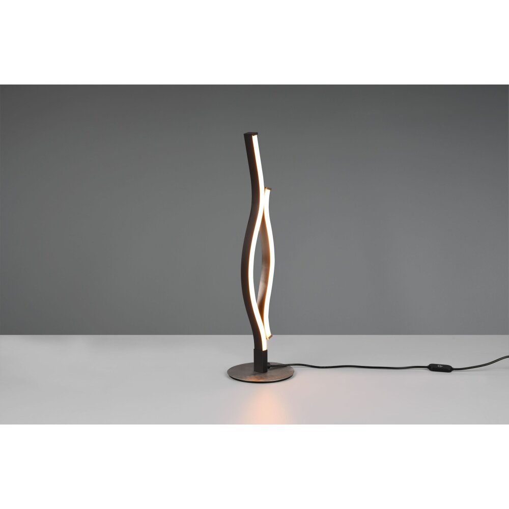 Trio Blaze Lampada da tavolo LED Alluminio satinato, 1-Luce main product photo