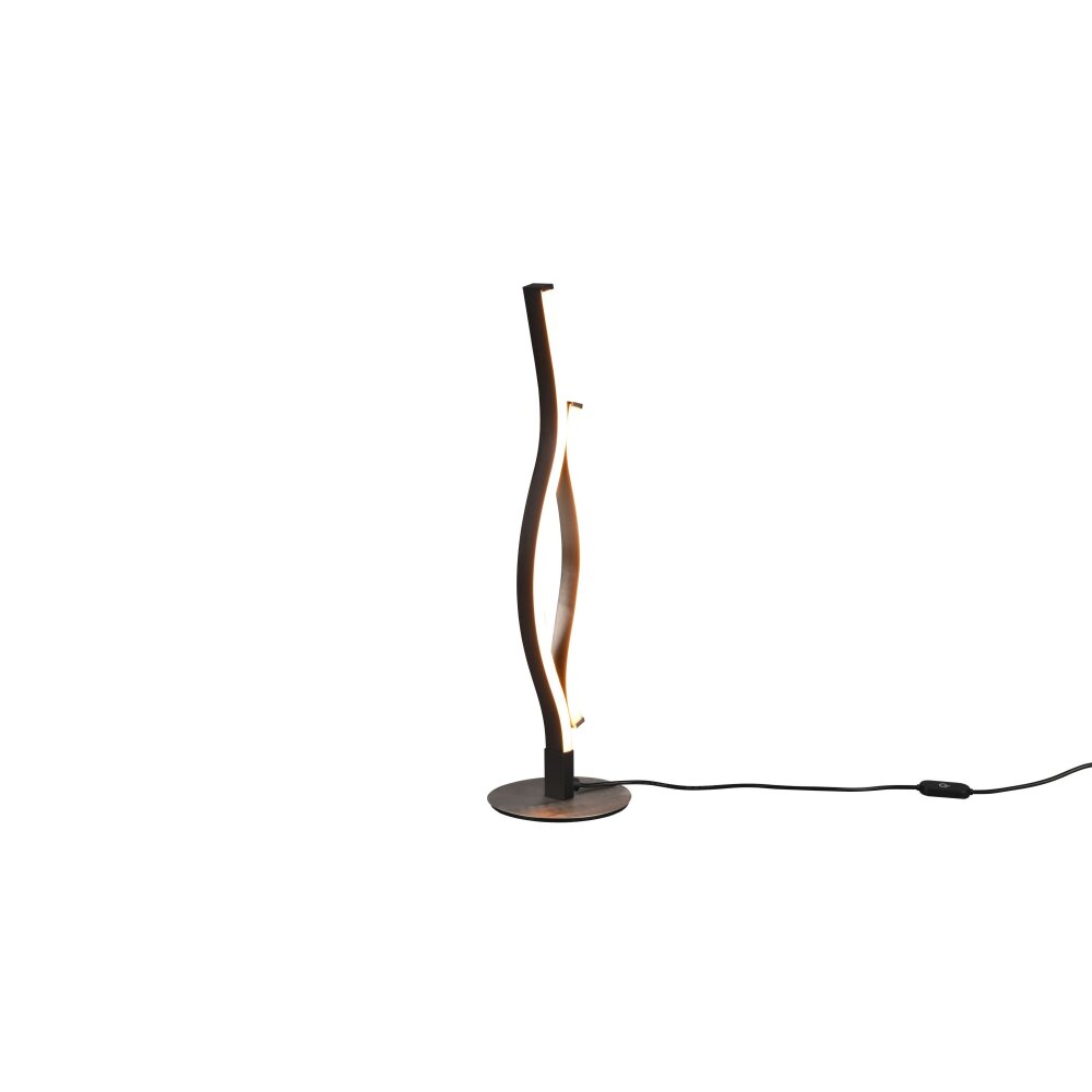 Trio Blaze Lampada da tavolo LED Alluminio satinato, 1-Luce