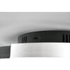 Trio Caya Plafoniera LED Alluminio, Nero, 1-Luce