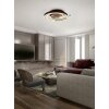 Trio Caya Plafoniera LED Ottone, Nero, 1-Luce