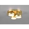 Trio Franklin Plafoniera LED Ottone, 3-Luci