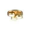 Trio Franklin Plafoniera LED Ottone, 3-Luci