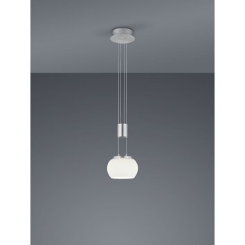 Trio Madison Lampadario a sospensione LED Nichel opaco, 1-Luce