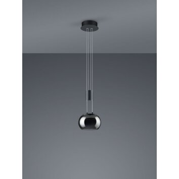 Trio Madison Lampadario a sospensione LED Nero, 1-Luce