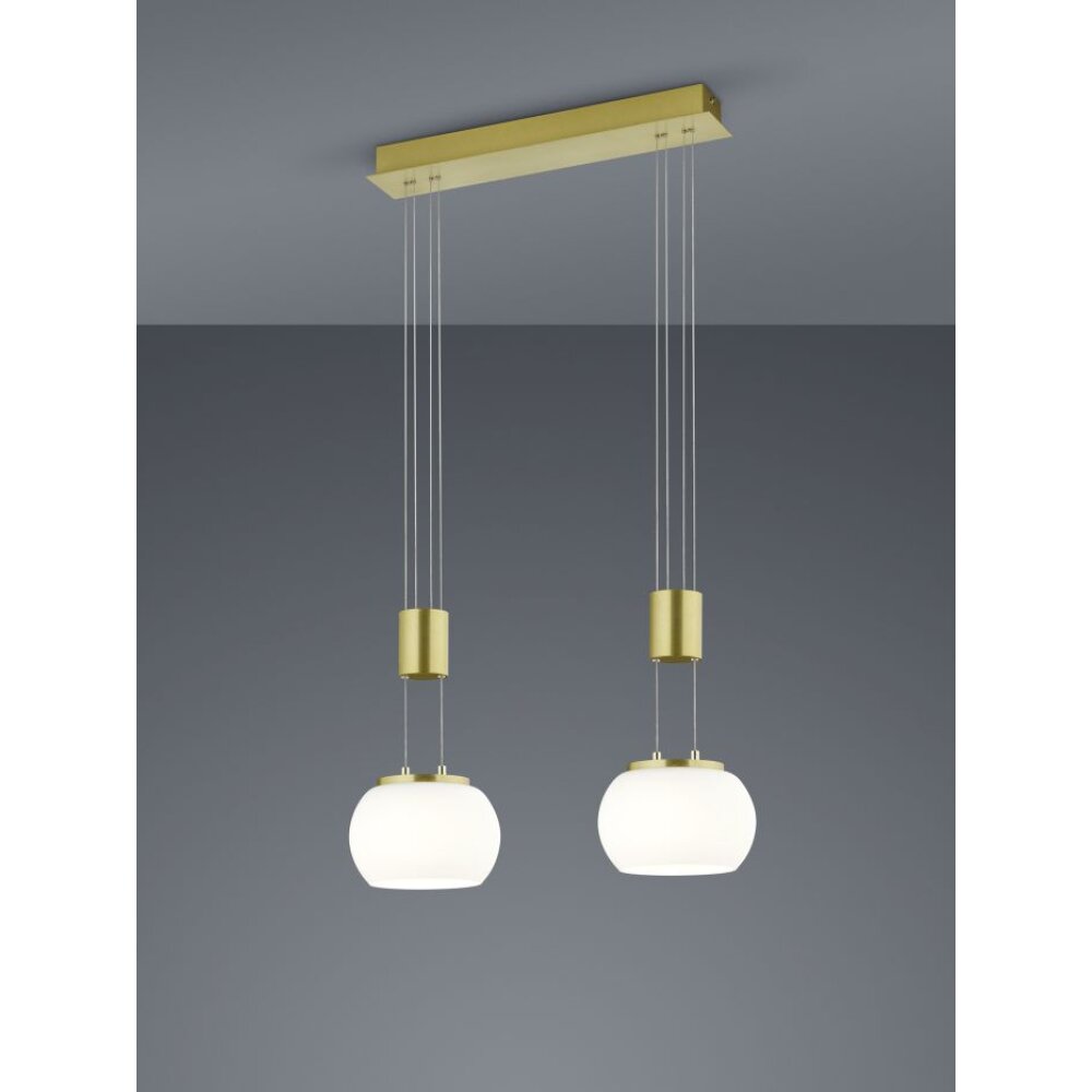 Trio Madison Lampada a Sospensione LED Ottone, 2-Luci main product photo