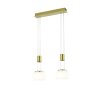 Trio Madison Lampada a Sospensione LED Ottone, 2-Luci