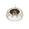Trio Tamil Lampadario a sospensione Nero, 3-Luci