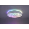 Reality Chizu Plafoniera LED Bianco, 1-Luce, Telecomando, Cambia colore